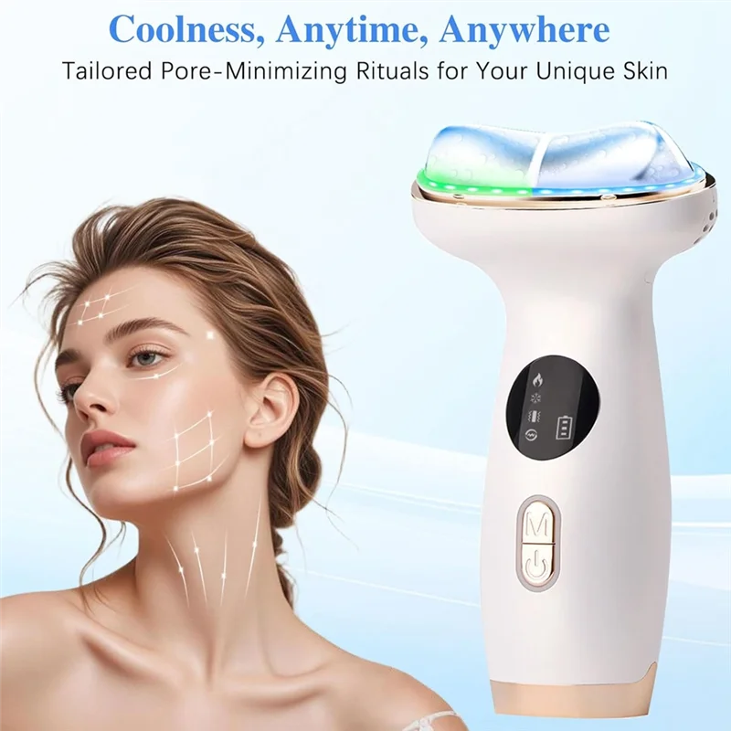 【Fitting!】Red Light Therapy LED Facial Massager Cold Heat For Face Neck Eye Lifting Firming Depuffing Sculptor Skin Care
【Fitting!】Red Light Therapy LED Facial Massager Cold Heat For Face Neck Eye Lifting Firming Depuffing Sculptor Skin Care