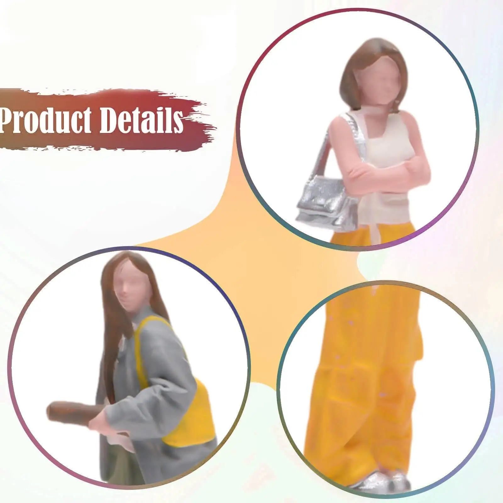 2x 1:64 Working Women Model Role Play Collectible Stimulated 3D Character Model Tiny People Model Photo Prop
2x 1:64 Working Women Model Role Play Collectible Stimulated 3D Character Model Tiny People Model Photo Prop