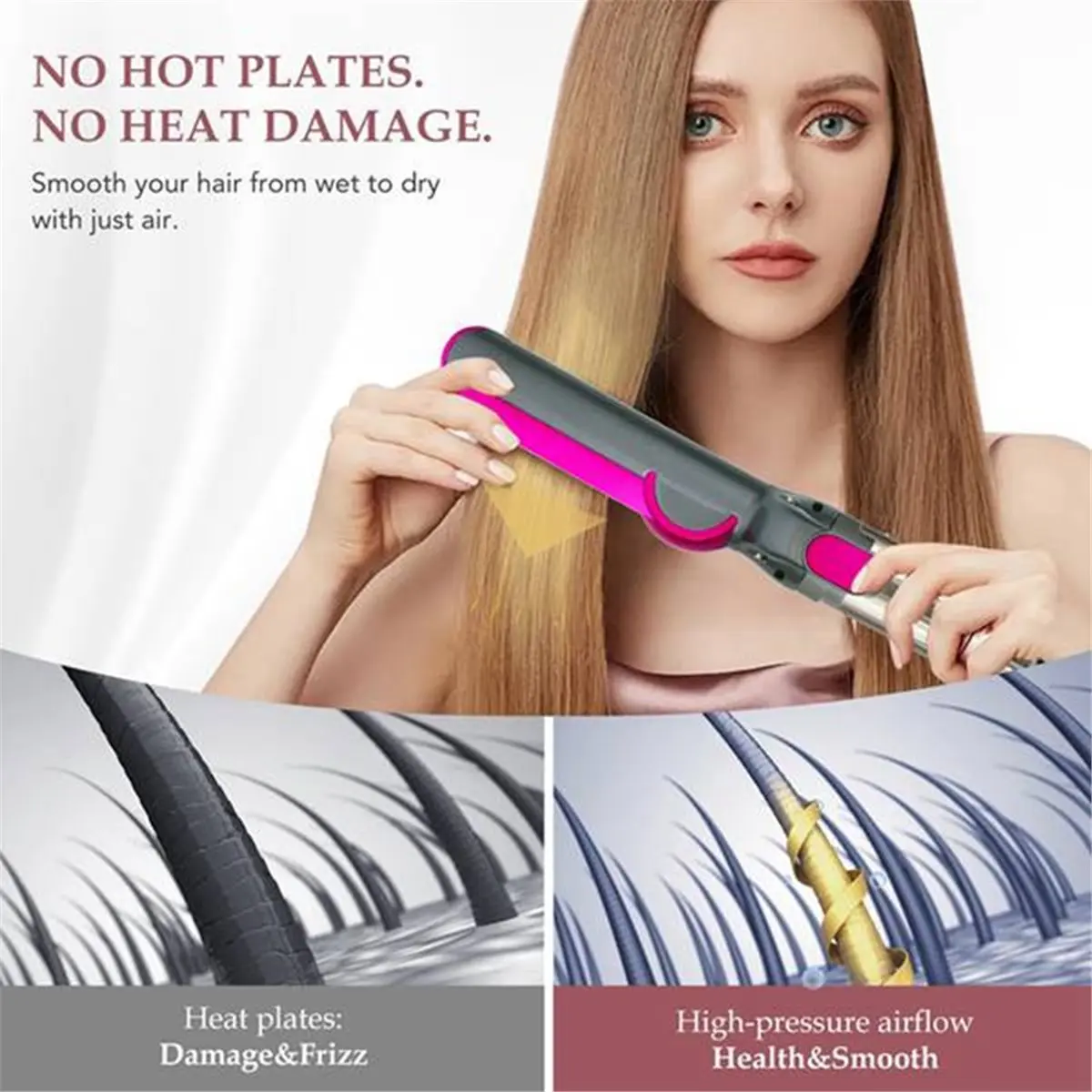 【ABODE】Conical Barrels&Airflow Attachment for Shark FlexStyle HD430/HD435/HD440 Creates Smooth Hair with Less Damage Breakage B
【ABODE】Conical Barrels&Airflow Attachment for Shark FlexStyle HD430/HD435/HD440 Creates Smooth Hair with Less Damage Breakage B