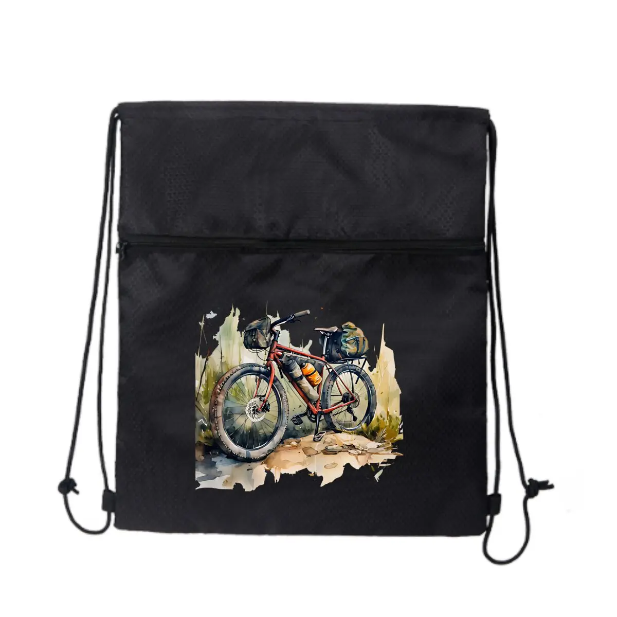 «Bike Adventure» — черный дорожный рюкзак на молнии с завязками для путешествий на открытом воздухе, легкий для поездок
«Bike Adventure» — черный дорожный рюкзак на молнии с завязками для путешествий на открытом воздухе, легкий для поездок