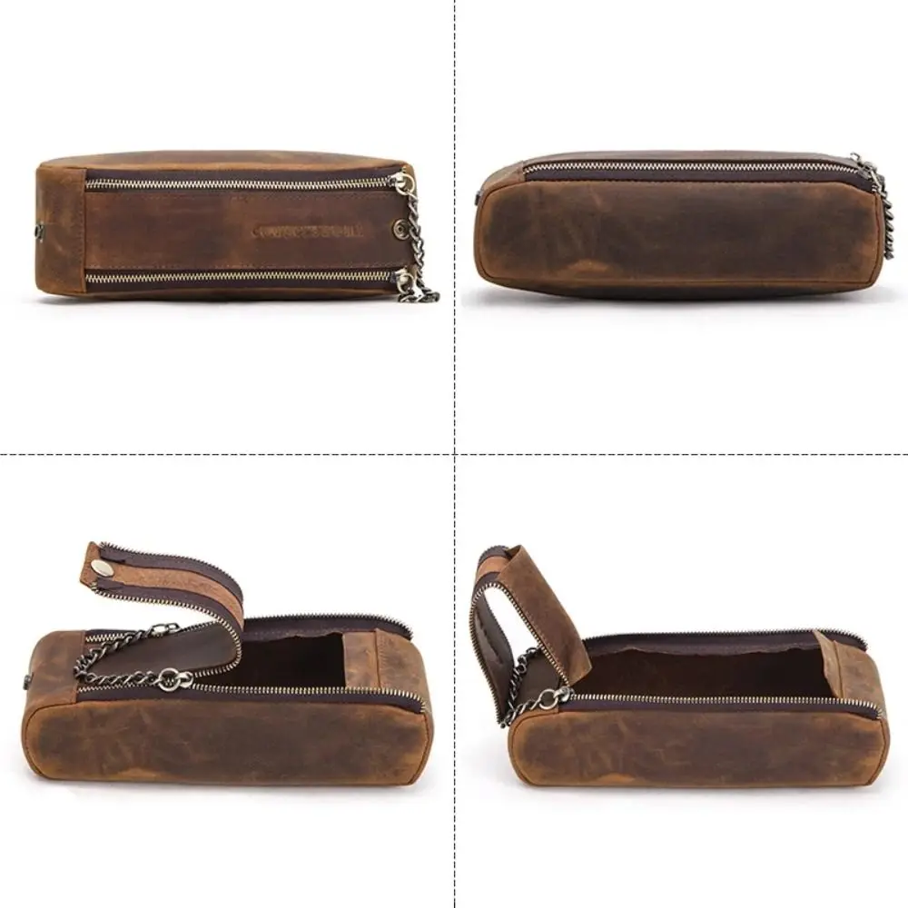 Portable Large Capacity Zipper Pen Pencil Case Leather Vintage Pen Pouch Holder Durable Handmade Desktop Organizer Stationary
Portable Large Capacity Zipper Pen Pencil Case Leather Vintage Pen Pouch Holder Durable Handmade Desktop Organizer Stationary