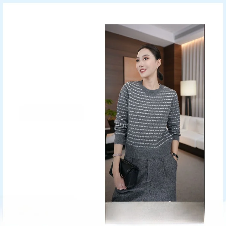 Week Porridge Oriental Series Beautiful Merino Wool Overhead Sweater Long Sleeve Regular Fit Commute Style Women's Knittedwear
Week Porridge Oriental Series Beautiful Merino Wool Overhead Sweater Long Sleeve Regular Fit Commute Style Women's Knittedwear