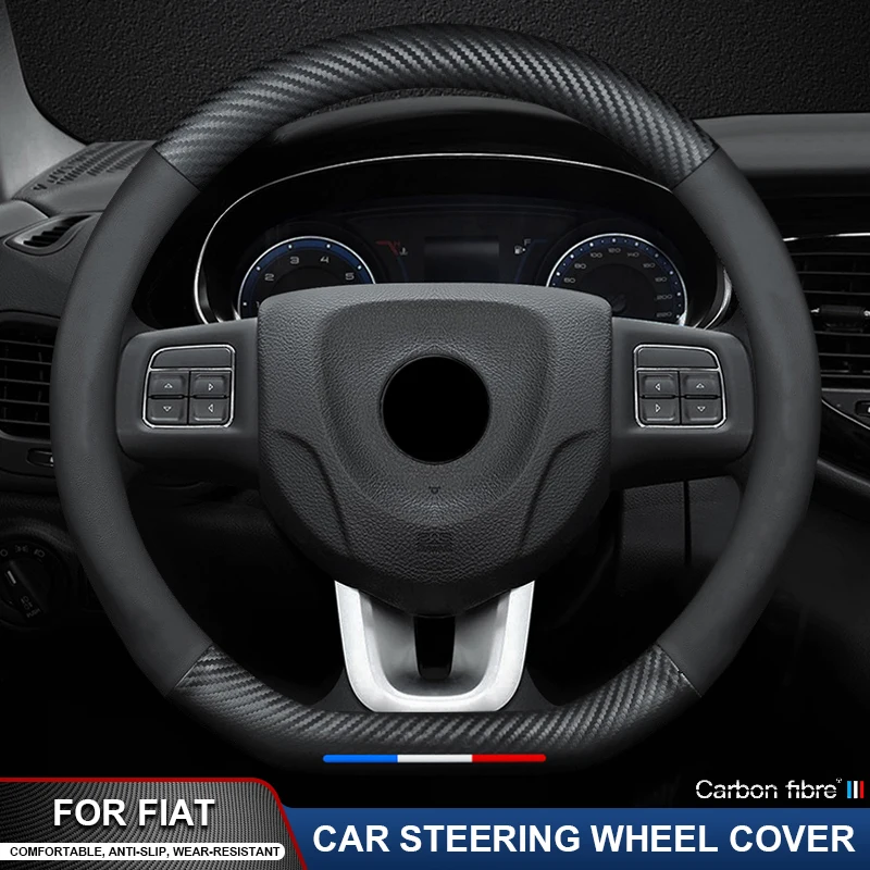 Car Carbon Fiber Leather Steering Wheel Cover For Fiat 500 Punto Tipo Doblo Freemont Bravo Panda Stilo Ducato Pondo Idea Albea
Car Carbon Fiber Leather Steering Wheel Cover For Fiat 500 Punto Tipo Doblo Freemont Bravo Panda Stilo Ducato Pondo Idea Albea