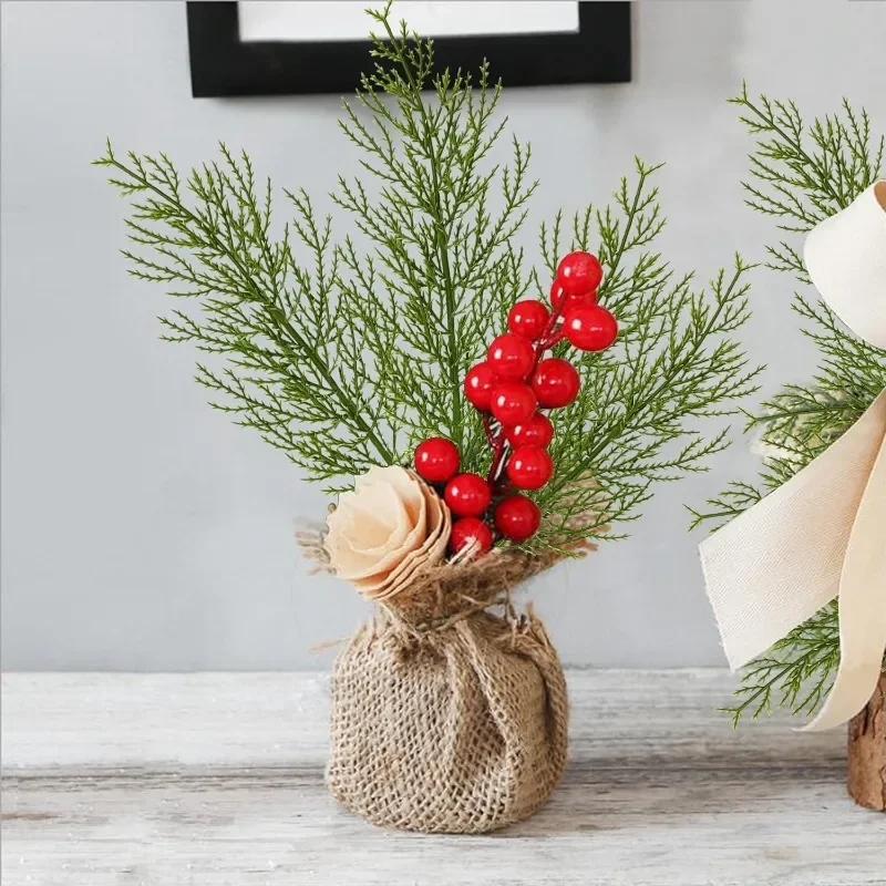 10/15pcs Artificial Pine Needle Branches Fake Plants Green Leaves Christmas DIY Sreath Christmas Decoration Wedding Home Decor
10/15pcs Artificial Pine Needle Branches Fake Plants Green Leaves Christmas DIY Sreath Christmas Decoration Wedding Home Decor