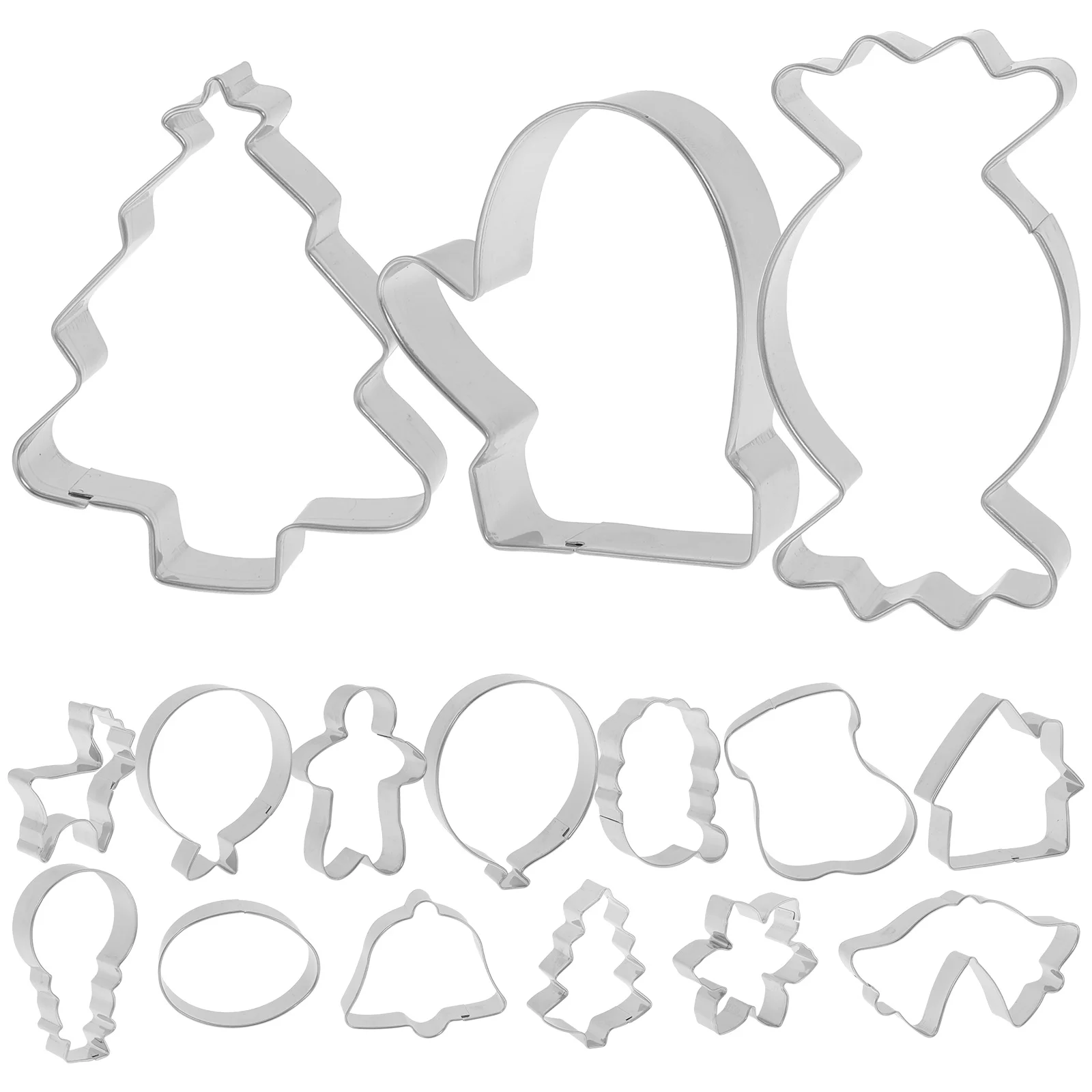 16PCS Stainless Mold Christmas Cookie Cookie Baking Tool Fruit Biscuit Mould Safe Food Grade
16PCS Stainless Mold Christmas Cookie Cookie Baking Tool Fruit Biscuit Mould Safe Food Grade