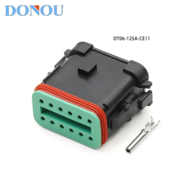 DT06-12SA-CE11 is applicable to the waterproof connector plug at the female end of the transmission line for construction machin
DT06-12SA-CE11 is applicable to the waterproof connector plug at the female end of the transmission line for construction machin