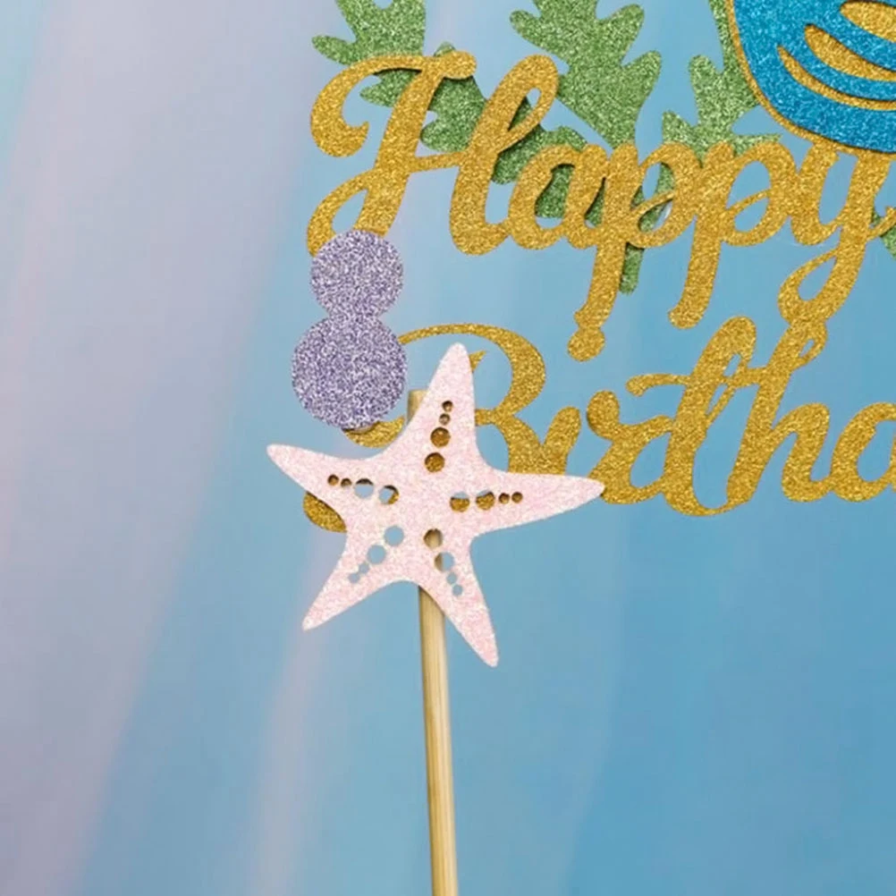 5pcs Mermaid Pick Decor Supplies Paper Shell Girls Birthday Decoration Supplies Birthday Cake Topper Party Cake Decoration
5pcs Mermaid Pick Decor Supplies Paper Shell Girls Birthday Decoration Supplies Birthday Cake Topper Party Cake Decoration