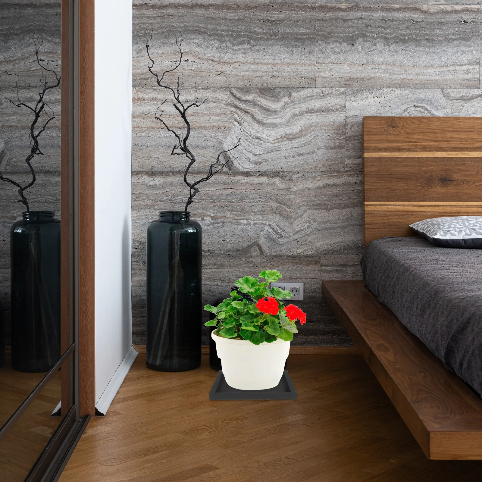 Square Flower Pot Tray Leakproof Base Decorate Flowerpot Tall Planter Drip Trays for Potted Plants
Square Flower Pot Tray Leakproof Base Decorate Flowerpot Tall Planter Drip Trays for Potted Plants