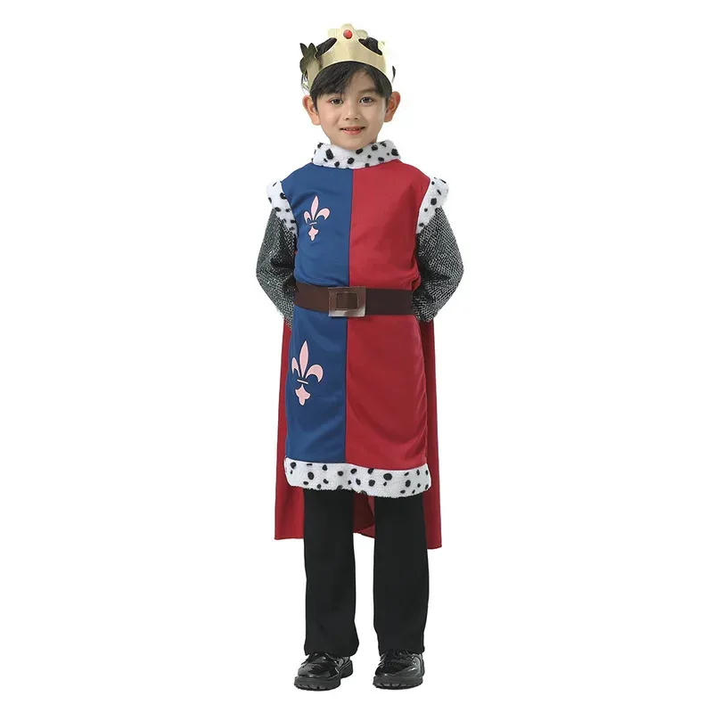 Halloween Kids The Medieval King Fantasy Costume Boys Halloween Carnival Party Fancy Dress King Children's Stage Costume
Halloween Kids The Medieval King Fantasy Costume Boys Halloween Carnival Party Fancy Dress King Children's Stage Costume
