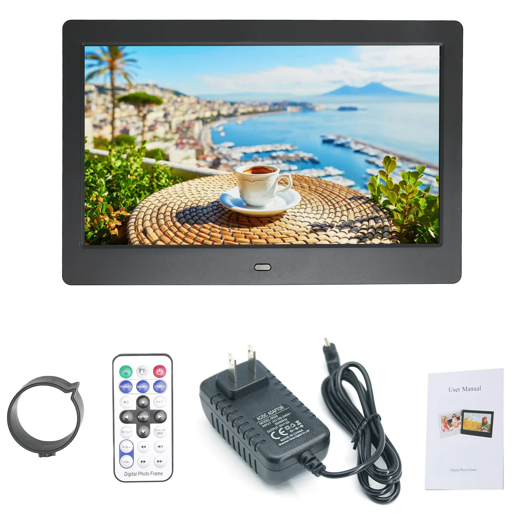 10.1-inch HD Digital Photo Frame Picture - displaying Video - looping Advertising Player Electronic Photo Album with LED Screen
10.1-inch HD Digital Photo Frame Picture - displaying Video - looping Advertising Player Electronic Photo Album with LED Screen