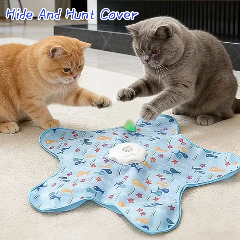 Interactive Electric Cat Toy with USB Charging, Long-Safe for All Cats-Hide-And-Seek Game,Durable Plastic Construction, for In
Interactive Electric Cat Toy with USB Charging, Long-Safe for All Cats-Hide-And-Seek Game,Durable Plastic Construction, for In