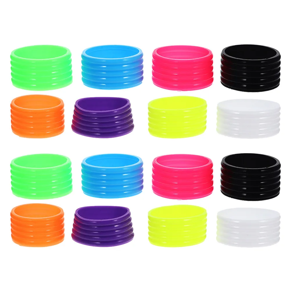 16 шт. силиконовых кольцевых накладок для теннисных ракеток, противоскользящие защитные обмотки, подходят для бадминтона, бейсбола и велосипедов
16 шт. силиконовых кольцевых накладок для теннисных ракеток, противоскользящие защитные обмотки, подходят для бадминтона, бейсбола и велосипедов