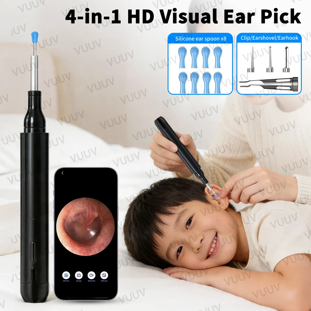 Upgraded Smart Visual Ear Wax Cleaner With Camera 1000W HD Endoscope Multi-Functional Visual Ear Cleaning Tool
Upgraded Smart Visual Ear Wax Cleaner With Camera 1000W HD Endoscope Multi-Functional Visual Ear Cleaning Tool