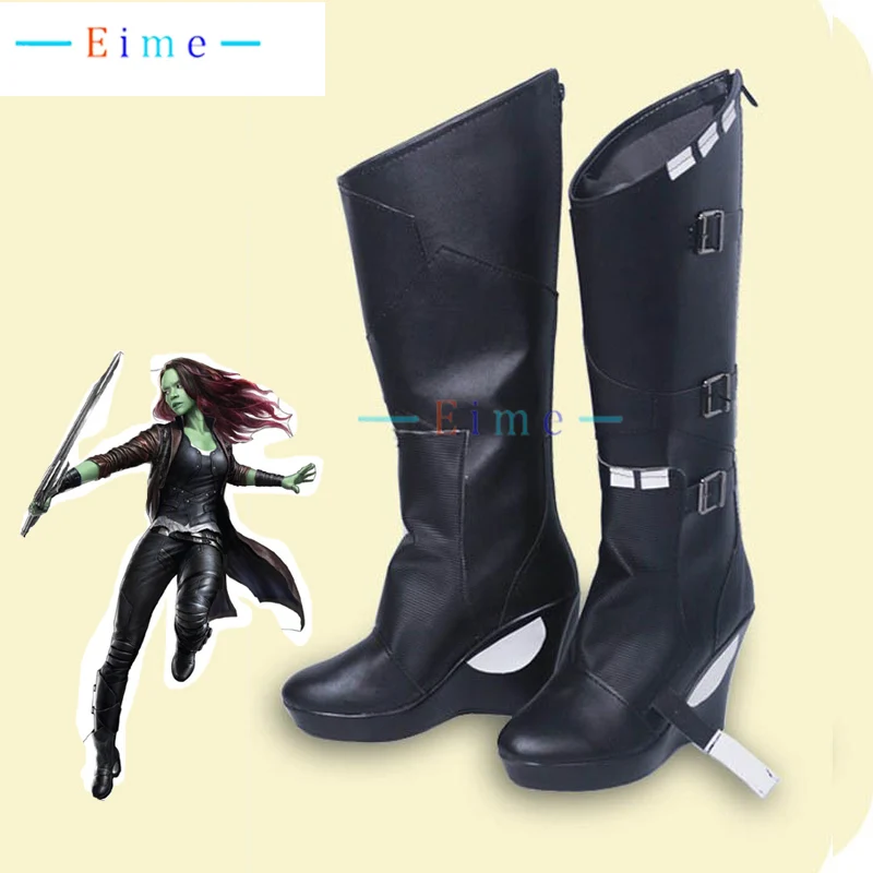 Heroine Gamora Cosplay Shoes Halloween Carnival Black Boots Movie Accessories Props PU Leather Shoes Custom Made
Heroine Gamora Cosplay Shoes Halloween Carnival Black Boots Movie Accessories Props PU Leather Shoes Custom Made