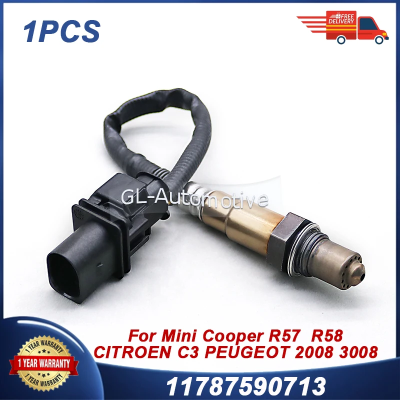 Лямбда-зонд кислорода O2 11787590713 для Mini Cooper R57 R58 CITROEN BERLINGO PEUGEOT 2008 207 3008 1,6 л 
Лямбда-зонд кислорода O2 11787590713 для Mini Cooper R57 R58 CITROEN BERLINGO PEUGEOT 2008 207 3008 1,6 л