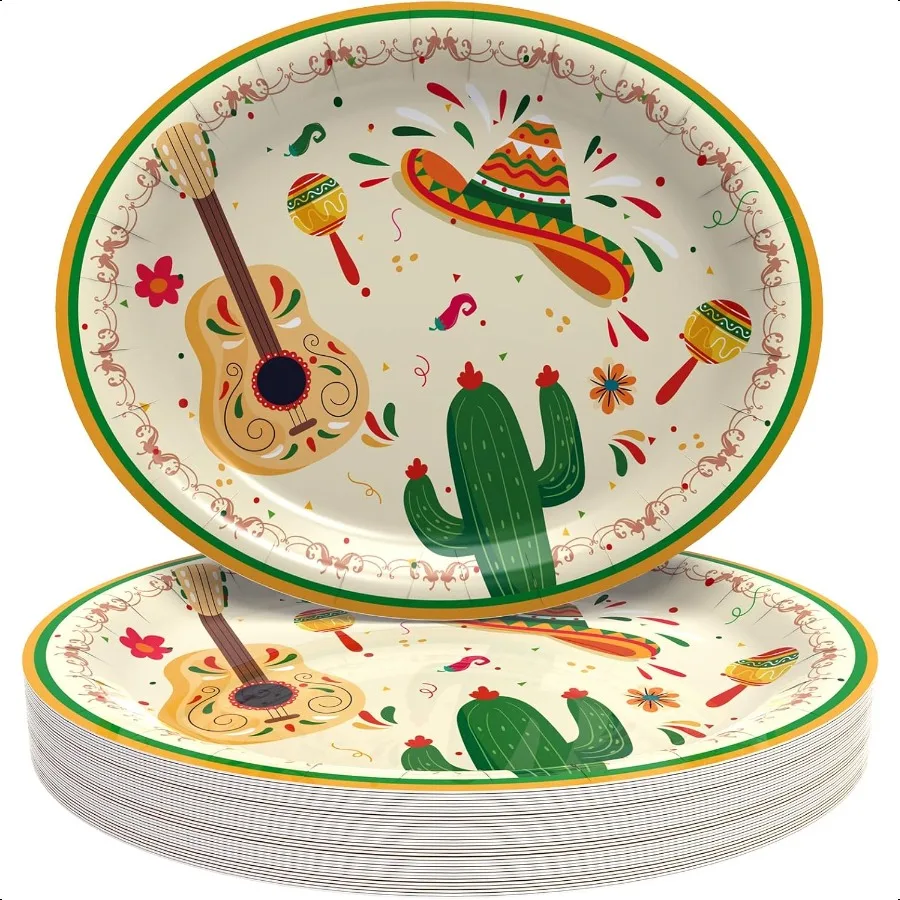 Одноразовые бумажные тарелки Cinco De Mayo, 36 шт., большие сверхмощные овальные тарелки для десертного торта для вечеринки, 10,2 x 12,6 дюйма
Одноразовые бумажные тарелки Cinco De Mayo, 36 шт., большие сверхмощные овальные тарелки для десертного торта для вечеринки, 10,2 x 12,6 дюйма