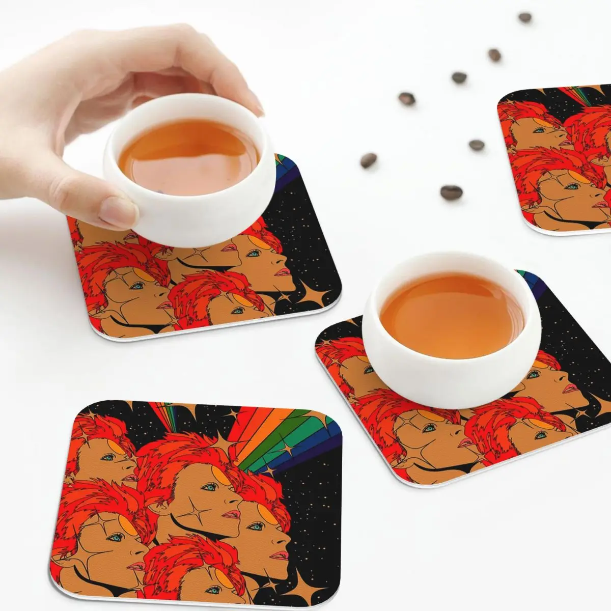 Starman Coasters Leather Placemats Non-slip Insulation Coffee Mats For Home Kitchen Dining Pads Set of 4
Starman Coasters Leather Placemats Non-slip Insulation Coffee Mats For Home Kitchen Dining Pads Set of 4