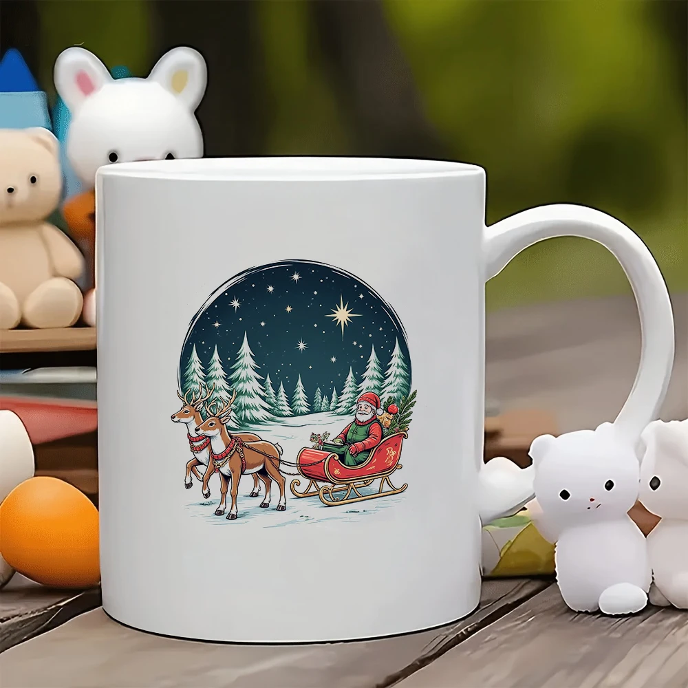 11oz Mug + Cartoon Santa Claus Snowscape Illustration + Kids Cup Family Office Coffee Christmas Gift Set
11oz Mug + Cartoon Santa Claus Snowscape Illustration + Kids Cup Family Office Coffee Christmas Gift Set