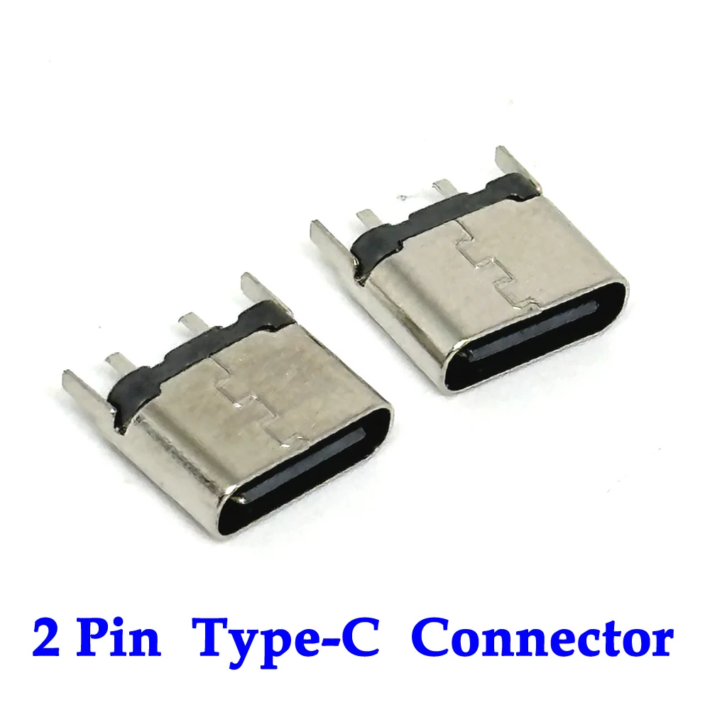 100PCS 2Pin Type-C Horizontal 90 ° Plug-in Board Quick Charging Type-C Female USB Female Plug-in Connector 
100PCS 2Pin Type-C Horizontal 90 ° Plug-in Board Quick Charging Type-C Female USB Female Plug-in Connector