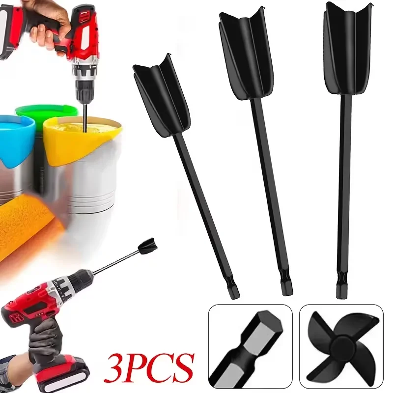 Generic 3 Pack Epoxy Resin Mixer Paddle Drill Attachment Paint Stirrer, Universal Hex Shank, Heavy-Duty Mixing Tool
Generic 3 Pack Epoxy Resin Mixer Paddle Drill Attachment Paint Stirrer, Universal Hex Shank, Heavy-Duty Mixing Tool