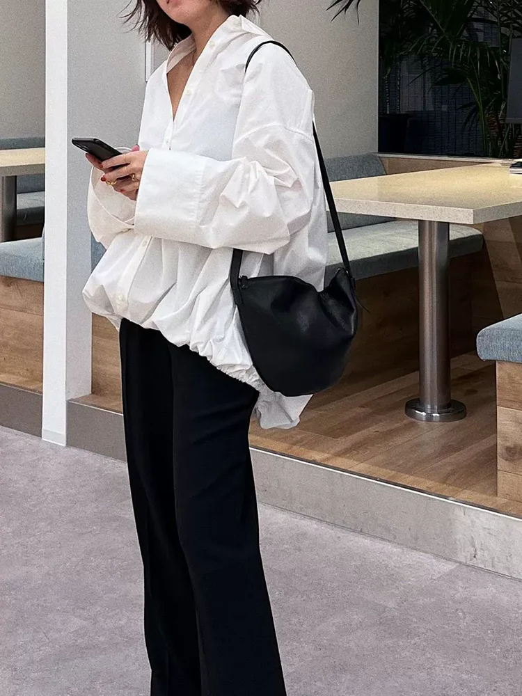STUDIO Simple Commute Loose Cloud Feel Long Sve irt Women's Elastic Hemline Flip Collar Top European Sle Polyester...
STUDIO Simple Commute Loose Cloud Feel Long Sve irt Women's Elastic Hemline Flip Collar Top European Sle Polyester...