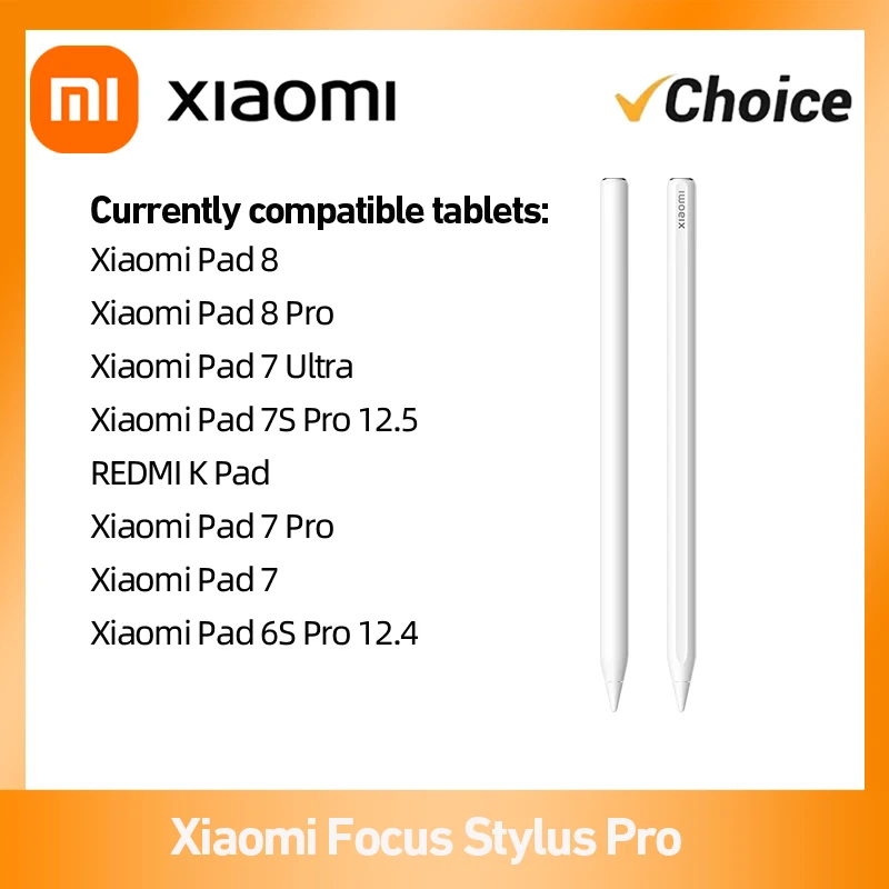 Xiaomi Focus Stylus Pro Haptic Feedback Touch Gestures (Squeeze/Double Tap/Swipe),for Xiaomi Pad 8/8 Pro/7 Ultra/7S Pro/7/6S Pro
Xiaomi Focus Stylus Pro Haptic Feedback Touch Gestures (Squeeze/Double Tap/Swipe),for Xiaomi Pad 8/8 Pro/7 Ultra/7S Pro/7/6S Pro