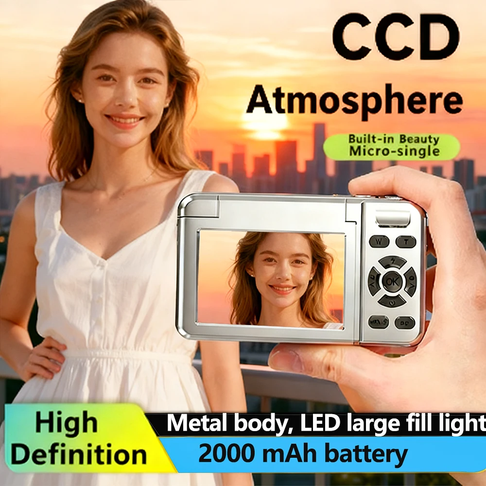 A67B 4K Digital Camera Video Camera CCD 64MP Photo 3" HD IPS Screen 18X Zoom Auto Focus Built-in Flashlight Birthday Gifts
A67B 4K Digital Camera Video Camera CCD 64MP Photo 3" HD IPS Screen 18X Zoom Auto Focus Built-in Flashlight Birthday Gifts