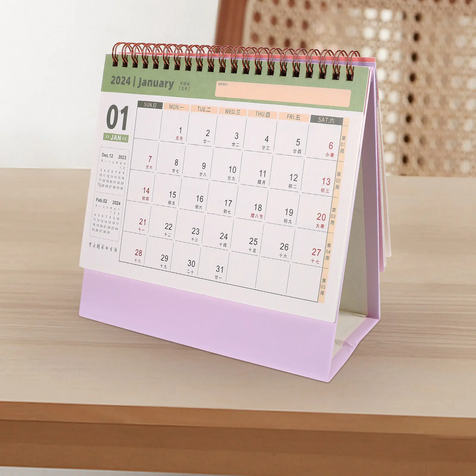Креативный настольный календарь 2024 с гладкими плотными страницами, двойным спиральным переплетом, мини-календарь для офиса, дома, класса, на каждый день
Креативный настольный календарь 2024 с гладкими плотными страницами, двойным спиральным переплетом, мини-календарь для офиса, дома, класса, на каждый день