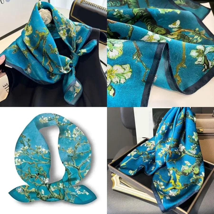 100 Mulberry Silk Scarfs for Women-Lightweight Square Satin Head Scarf-Small Silk Hair Scarf for Sleeping 21x21
100 Mulberry Silk Scarfs for Women-Lightweight Square Satin Head Scarf-Small Silk Hair Scarf for Sleeping 21x21