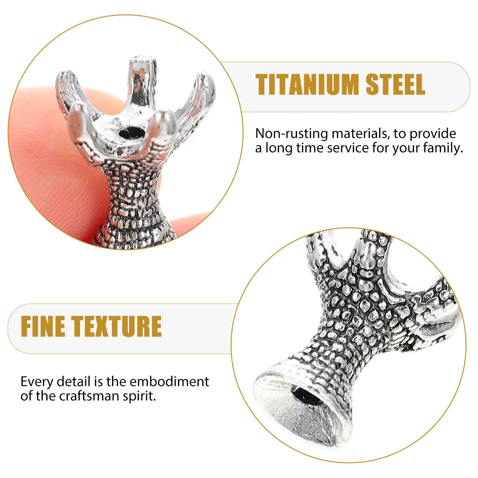 10pcs Beads Caps Titanium Steel Bead End Caps For Bracelets Necklace Materials Diy Necklace Beads Non-Rusting Smooth Diy 
10pcs Beads Caps Titanium Steel Bead End Caps For Bracelets Necklace Materials Diy Necklace Beads Non-Rusting Smooth Diy