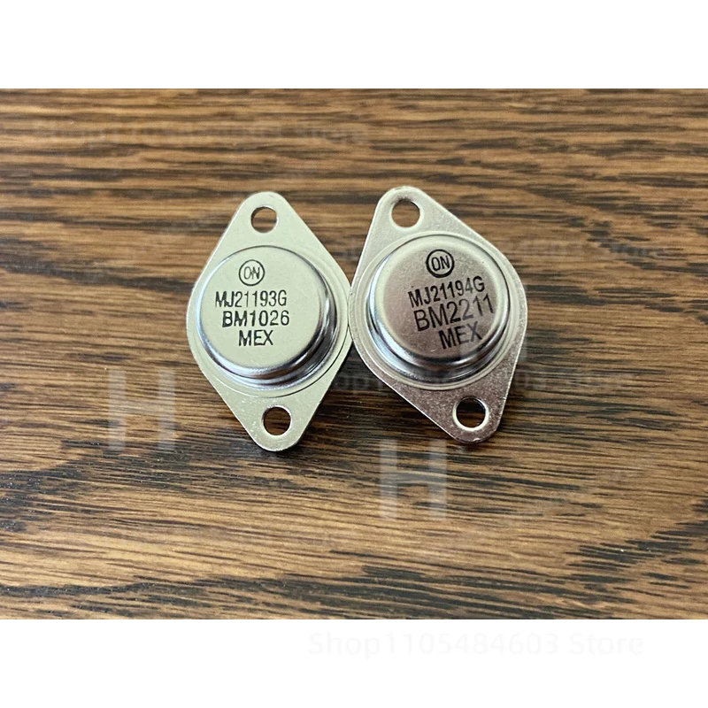 For OnSemi MJ21193G & MJ21194G Transistors Complementary Pair Genuine Outputs
For OnSemi MJ21193G & MJ21194G Transistors Complementary Pair Genuine Outputs