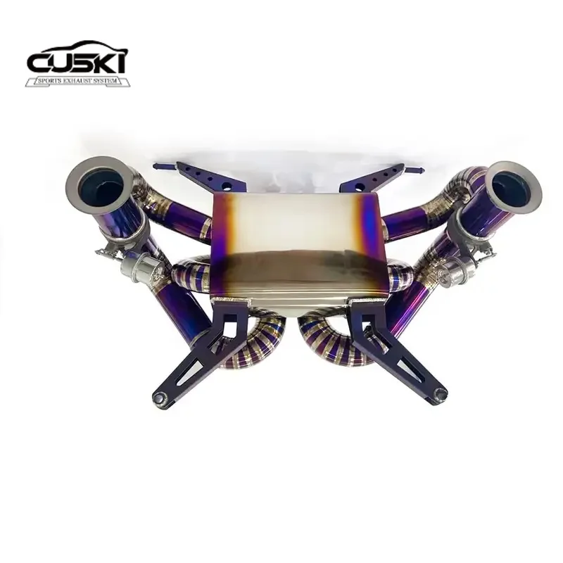 High Flow Exhaust Muffler with Valve for Lamborghini Aventador 6.5 LP700-4 2011-2016 quality Titanium Alloy car Exhaust Modific
High Flow Exhaust Muffler with Valve for Lamborghini Aventador 6.5 LP700-4 2011-2016 quality Titanium Alloy car Exhaust Modific