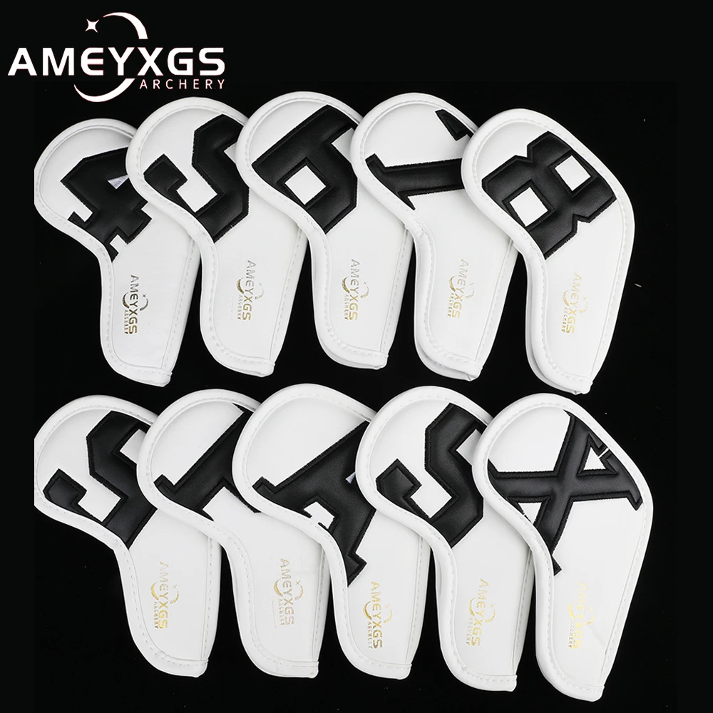 10pcs/set Golf Club Iron Head Covers Protector Waterproof PU Material Lettering Embroidery Golf Iron Cover for Outdoor Sports
10pcs/set Golf Club Iron Head Covers Protector Waterproof PU Material Lettering Embroidery Golf Iron Cover for Outdoor Sports