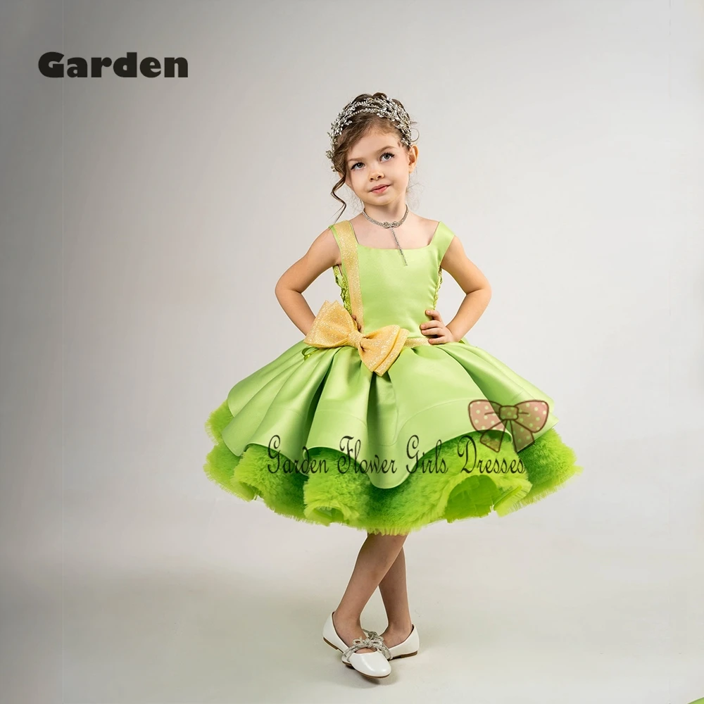 Gorgeous Green Flower Girls Dresses for Princess 2025 Tutu Scoop Christmas Dresses with Satin Sleeveless Summer 2025 فستان عيد
Gorgeous Green Flower Girls Dresses for Princess 2025 Tutu Scoop Christmas Dresses with Satin Sleeveless Summer 2025 فستان عيد