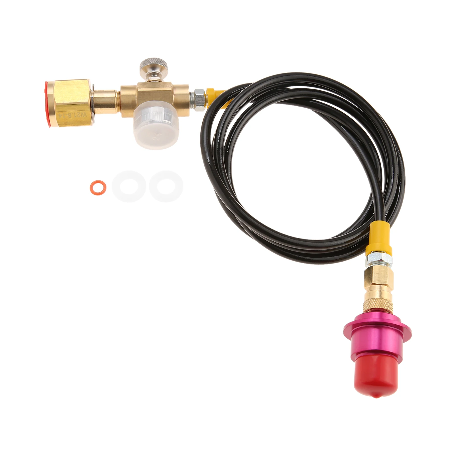 1Pc Co2 Adapter High Pressure Hose For Quick Connect QC Art Terra water carbonator for CO2 Bottles With /Without RPV Check Valve
1Pc Co2 Adapter High Pressure Hose For Quick Connect QC Art Terra water carbonator for CO2 Bottles With /Without RPV Check Valve