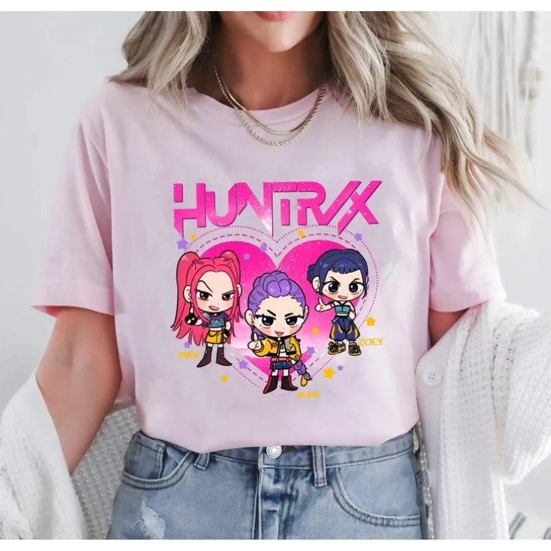 Горячий! Детская футболка Kpop Demon Hunters, футболка с короткими рукавами, милая футболка в стиле Харадзюку для крутых мальчиков и девочек, мода 02
Горячий! Детская футболка Kpop Demon Hunters, футболка с короткими рукавами, милая футболка в стиле Харадзюку для крутых мальчиков и девочек, мода 02