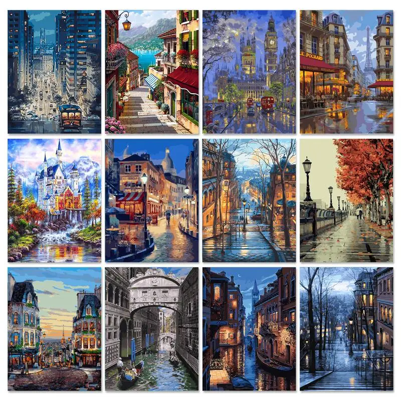 RUOPOTY Frame Full Drill Diamond Painting City Picture Of Rhinestone Diamond Embroidery Landscape Cross Stitch Home Decoration
RUOPOTY Frame Full Drill Diamond Painting City Picture Of Rhinestone Diamond Embroidery Landscape Cross Stitch Home Decoration