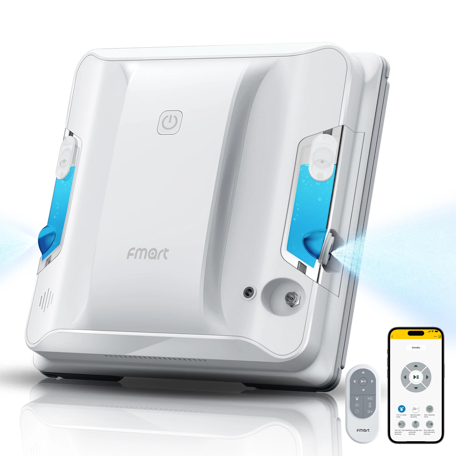 Appcontrolled Electric Window Cleaner 72W Powerful 1 Year Warranty 180 Min Runtime Glass Window Cleaning Robot
Appcontrolled Electric Window Cleaner 72W Powerful 1 Year Warranty 180 Min Runtime Glass Window Cleaning Robot