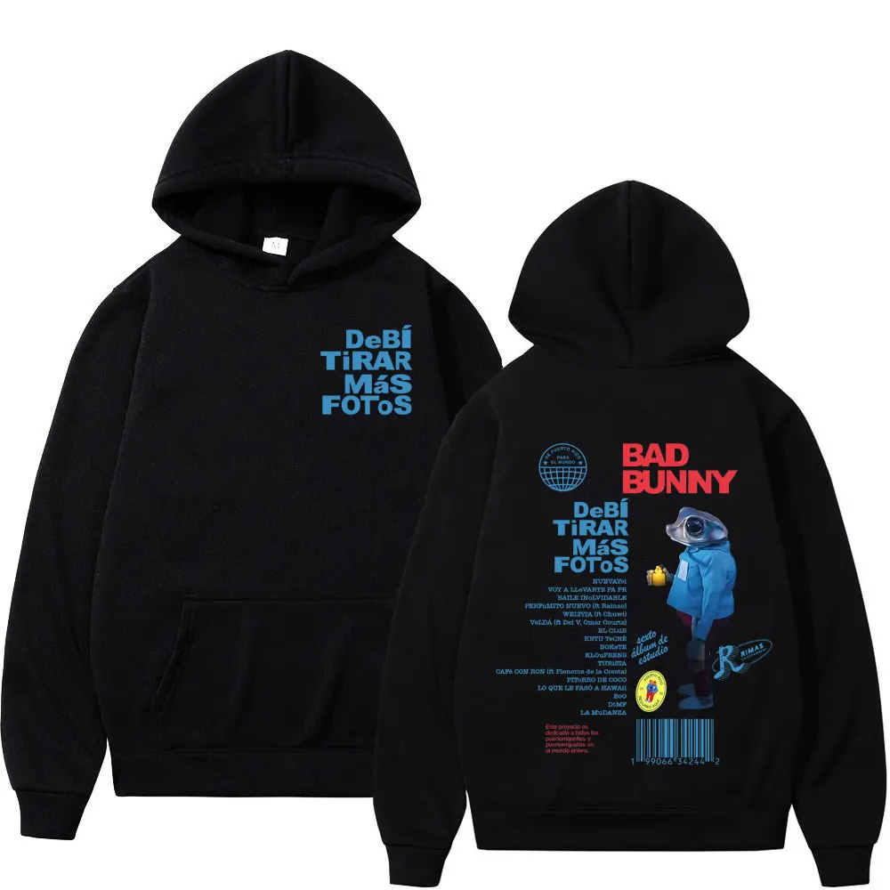 Bad Bunny Debi Tirar Más Fotos Hoodie Harajuku Sweatshirt Long-sleeved Loose Casual Unisex Sweatshirt
Bad Bunny Debi Tirar Más Fotos Hoodie Harajuku Sweatshirt Long-sleeved Loose Casual Unisex Sweatshirt