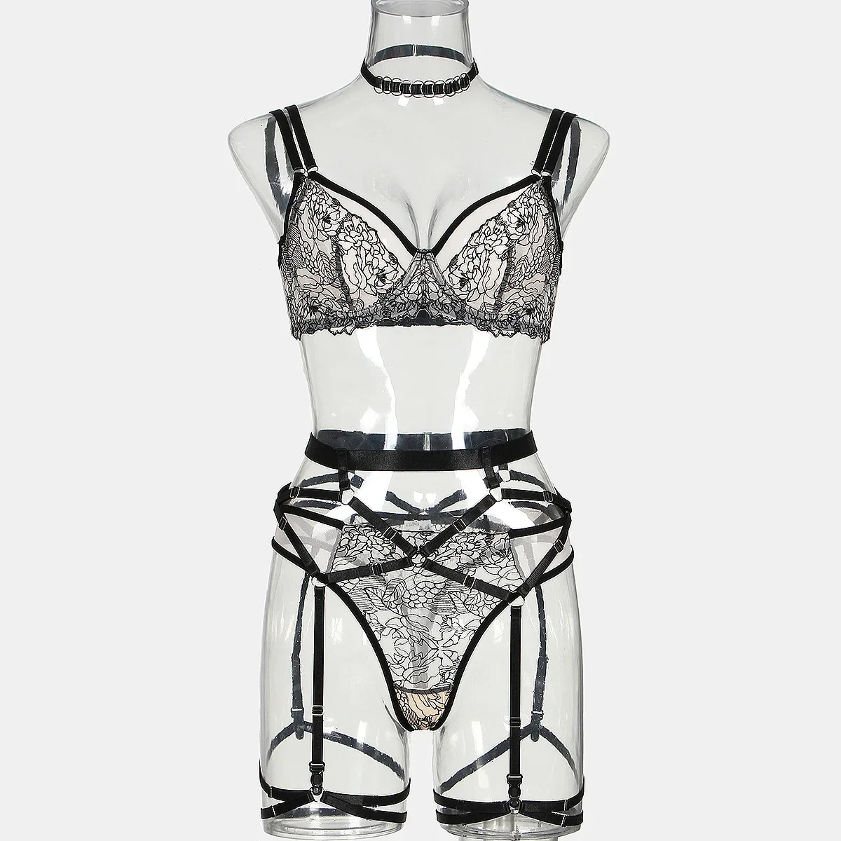 Sexy Lingerie Set Woman Lace Transparent Erotic Underwear Sets Delicate Bra Push Up Breves Sets Thin Sexy Erotic Bras Bodysuit
Sexy Lingerie Set Woman Lace Transparent Erotic Underwear Sets Delicate Bra Push Up Breves Sets Thin Sexy Erotic Bras Bodysuit