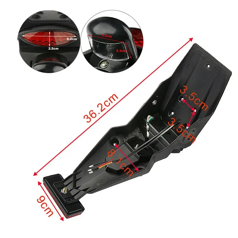 1PCS ABS Plastic Universal Motorcycle Rear Fender Mudguard LED Brake Tail Light,Motorcycle Accessories
1PCS ABS Plastic Universal Motorcycle Rear Fender Mudguard LED Brake Tail Light,Motorcycle Accessories