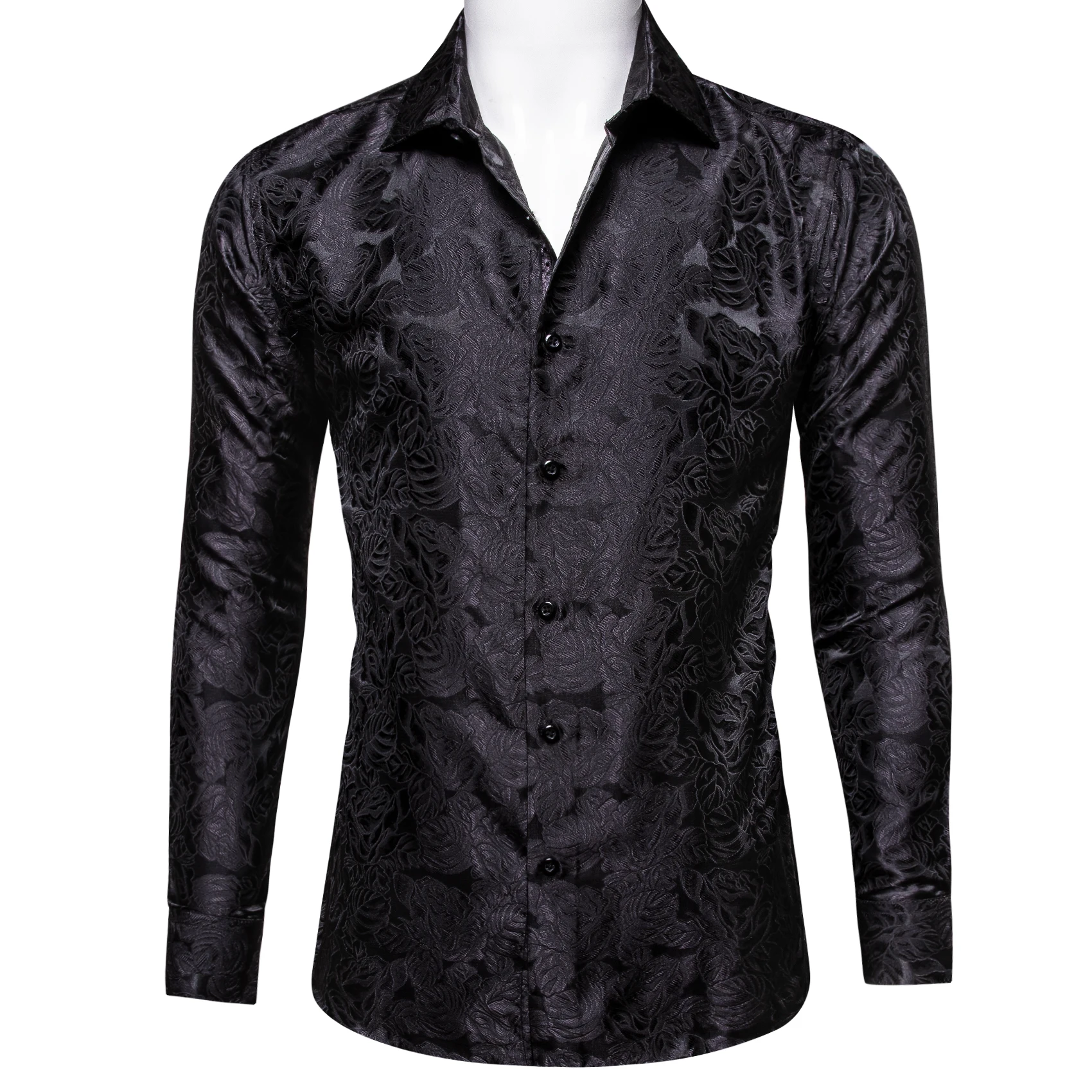 Barry.Wang Long Sleeve Mens Suit Shirts Jacquard Paisley Floral High Quality Silk Formal Male Blouses Wedding Business Prom Gift
Barry.Wang Long Sleeve Mens Suit Shirts Jacquard Paisley Floral High Quality Silk Formal Male Blouses Wedding Business Prom Gift