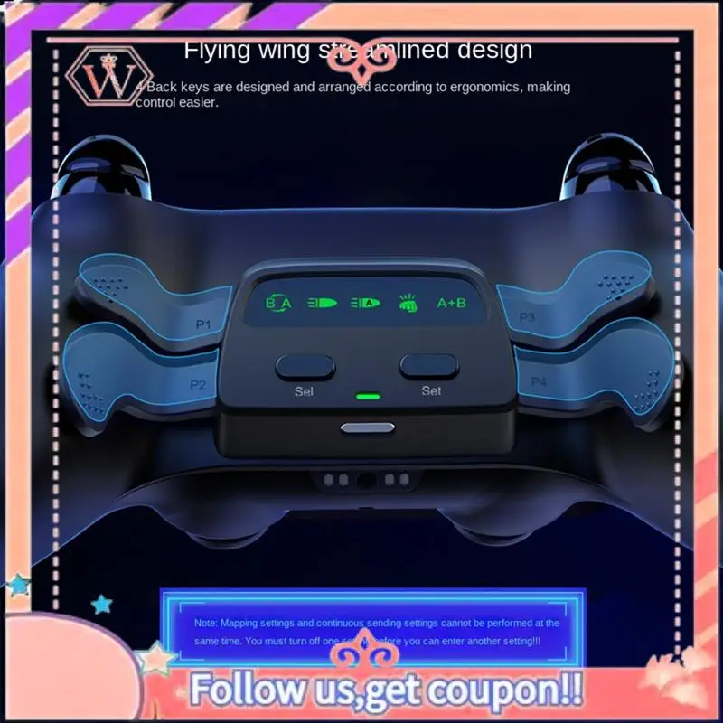 Upgraded For Ps5 Controller Remappable Kit Back And 4 Back Buttons Rise Remap Kit
Upgraded For Ps5 Controller Remappable Kit Back And 4 Back Buttons Rise Remap Kit