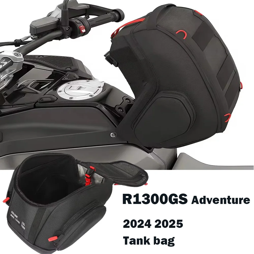For BMW R1300GS ADV R 1300 GS Adventure Motorcycle 12L Black Tank Bag Luggage Waterproof Backpack Quick Lock Kit 2024 2025
For BMW R1300GS ADV R 1300 GS Adventure Motorcycle 12L Black Tank Bag Luggage Waterproof Backpack Quick Lock Kit 2024 2025