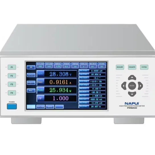 NAPUI PM9200 electrical parameter tester, high precision digital power meter, power analyzer
NAPUI PM9200 electrical parameter tester, high precision digital power meter, power analyzer