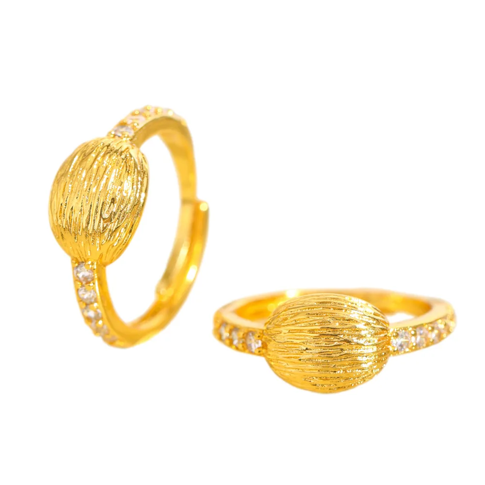 Pure Gold 18 KT Color Retro Pinecone Ring for Luxury Engraving Adjustable Rings Gentleman Wedding Party Birthday Jewelry Gifts
Pure Gold 18 KT Color Retro Pinecone Ring for Luxury Engraving Adjustable Rings Gentleman Wedding Party Birthday Jewelry Gifts