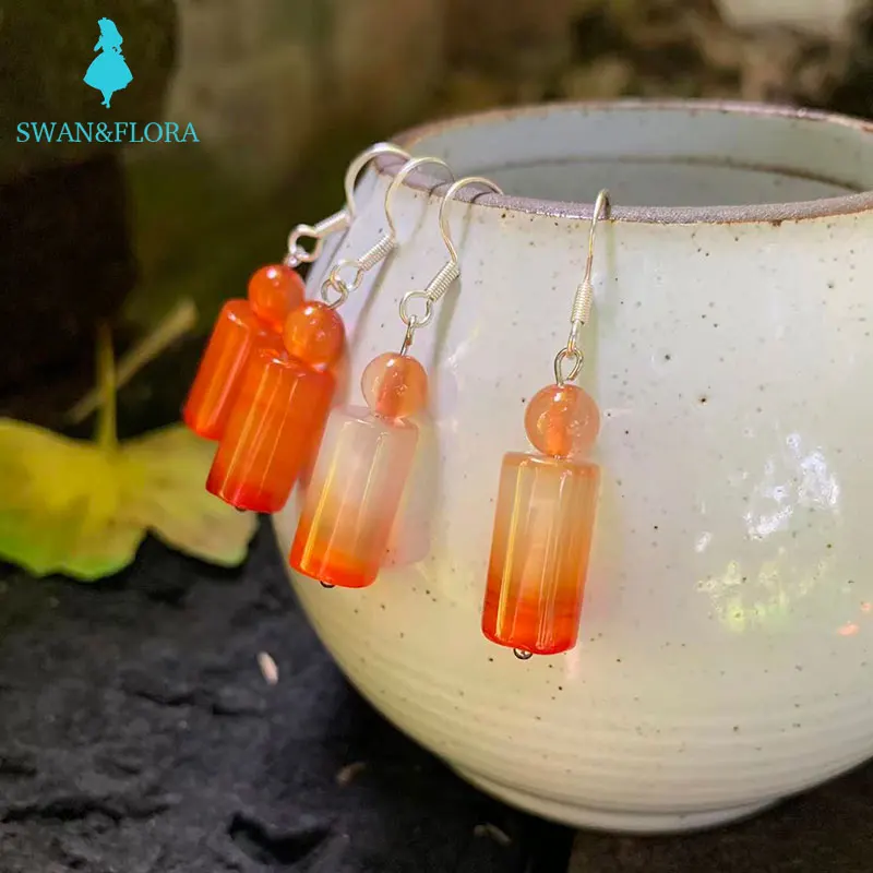 Natural Agaate Earrings Silver 925 Original Gemstone Women High Quality Jewelry Design Handmade
Natural Agaate Earrings Silver 925 Original Gemstone Women High Quality Jewelry Design Handmade