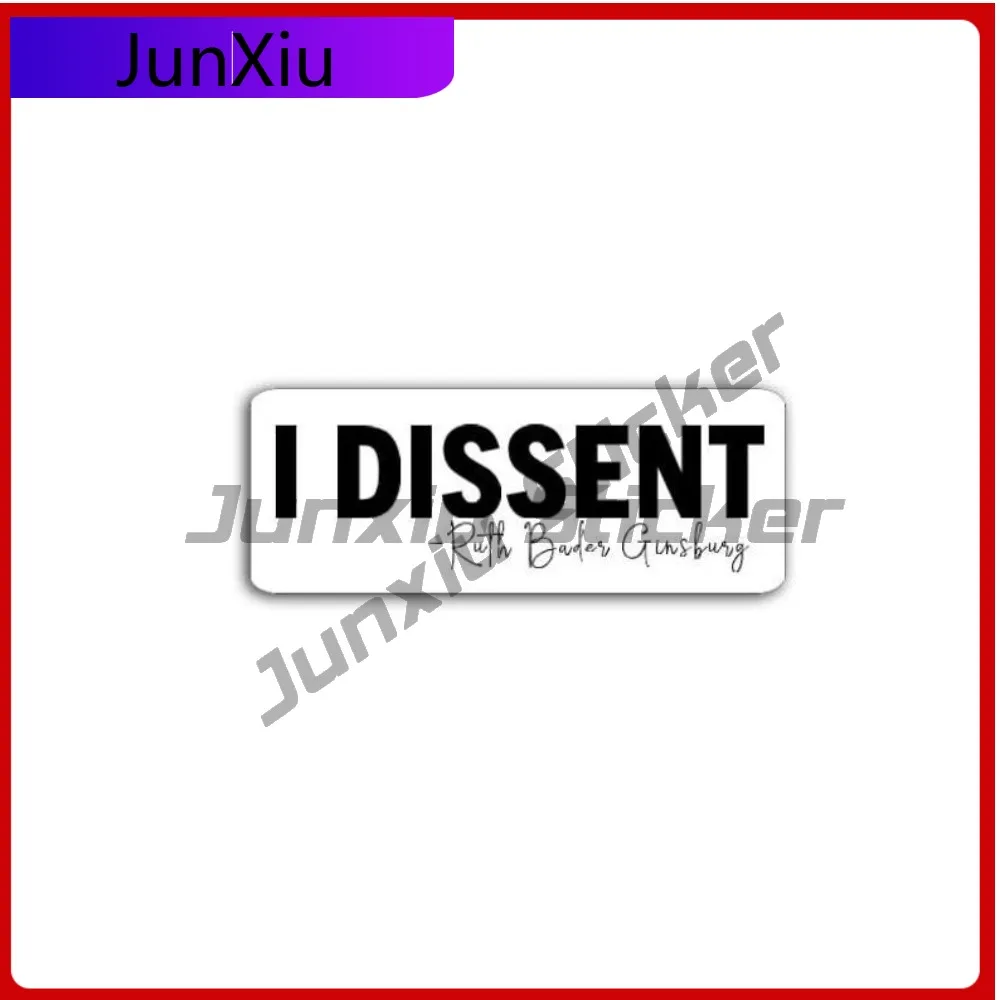 I Dissent Rbg Sticker Vinyl Decal Feminist Protest Waterproof Scratch-proof Sticker Suv Tents Outdoor Camping Car Advebture Pvc
I Dissent Rbg Sticker Vinyl Decal Feminist Protest Waterproof Scratch-proof Sticker Suv Tents Outdoor Camping Car Advebture Pvc