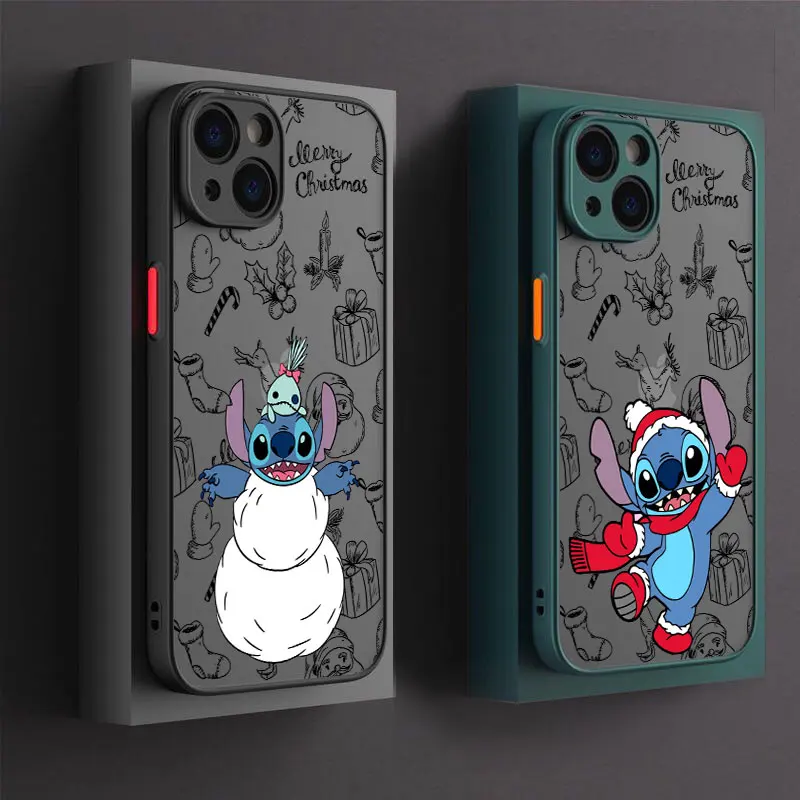 Phone Case For iPhone 14 15 16 Pro Cover For Apple 11 13 Pro Max 12 Mini 8 16 Plus Translucent Funda Merry Christmas Stitch Cute
Phone Case For iPhone 14 15 16 Pro Cover For Apple 11 13 Pro Max 12 Mini 8 16 Plus Translucent Funda Merry Christmas Stitch Cute