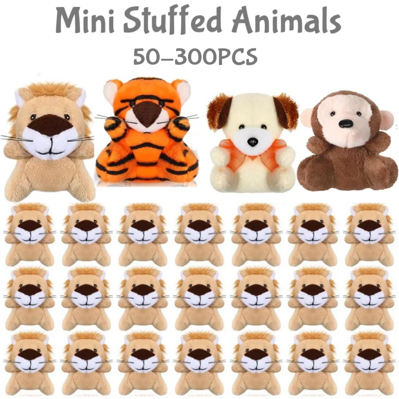 50-300PCS Lion Stuffed Animal 6.5cm Mini Stuffed Animal Keychain Birthday Party Favor Classroom Prize Bags Lion/Tiger/Dog/Monkey
50-300PCS Lion Stuffed Animal 6.5cm Mini Stuffed Animal Keychain Birthday Party Favor Classroom Prize Bags Lion/Tiger/Dog/Monkey